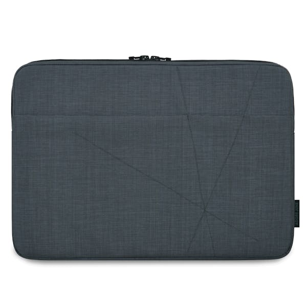 The picture shows the front of Axis Sleeve for Dell XPS 15 in color Dark Grey