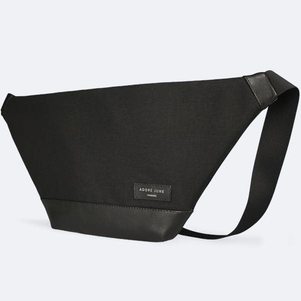 The picture shows the front of Fanny Pack Rohrbacher in color Black