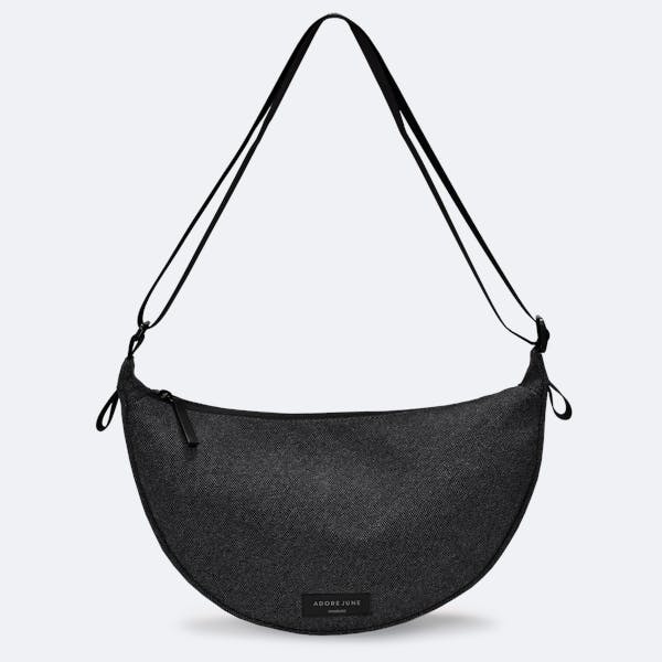 Image 1 of Adore June Half Moon Bag Vin Small Color Anthracite