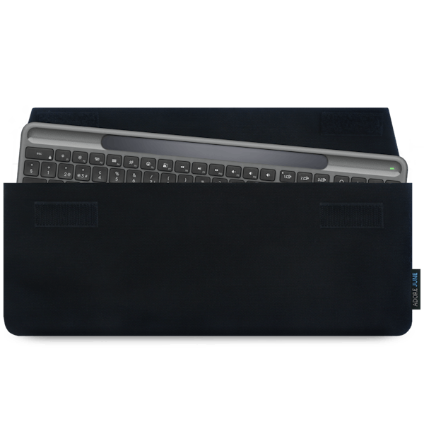 Bild 1 von Adore June Keeb Hülle für Logitech Signature Slim Solar Plus K980 in Farbe Schwarz