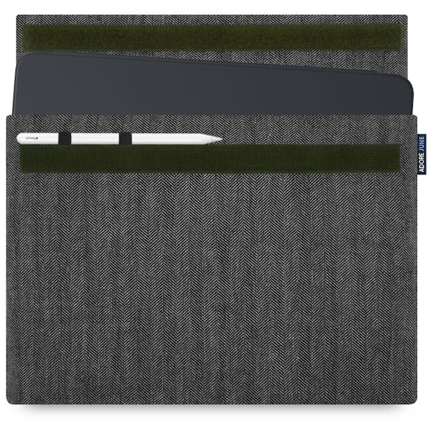 Image 1 of Adore June Business Sleeve for Apple iPad Pro 12 2018 Color Grey / Black