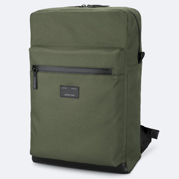 Image 1 of Adore June Bent Backpack Color Olive-Green