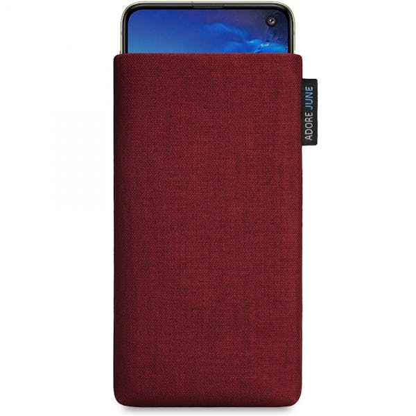 Bild 1 von Adore June Classic Tasche für Samsung Galaxy S10e in Farbe Bordeaux-Rot