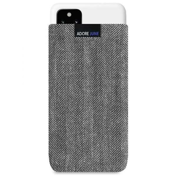 Image 1 of Adore June Business Sleeve for Google Pixel 4a (5G) Color Grey / Black