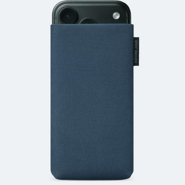 Image 1 of Adore June Classic Recycled Sleeve for iPhone 18 Pro Color Blue