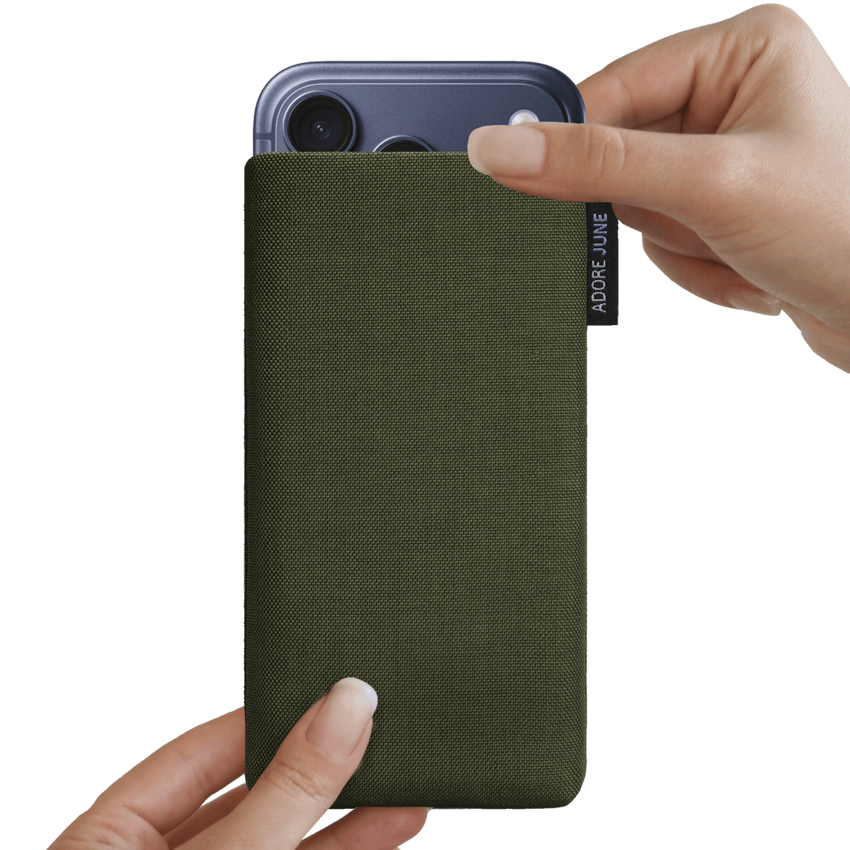 Adore June Classic Custodia Per IPhone 11 Pro Max - Tessuto Cordura Impermeabile, Fodera Pulisci Display, Design Essenziale - 4