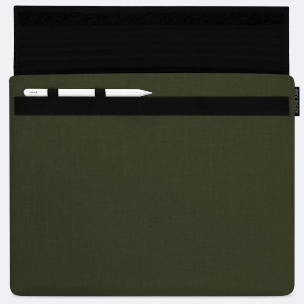 Image 1 of Adore June Classic Sleeve for Apple iPad Pro 12 9 Color Olive-Green