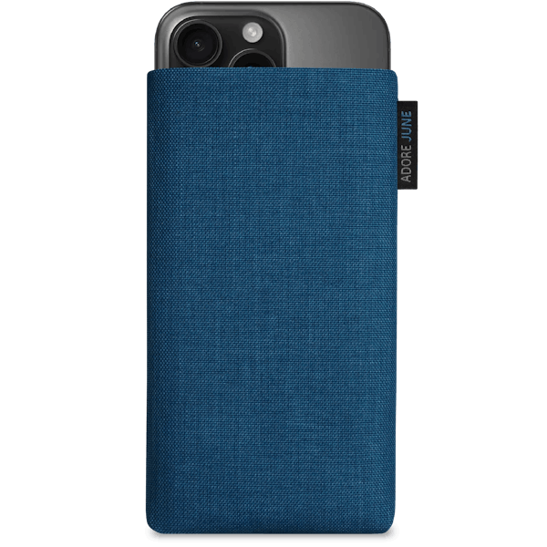 Image 1 of Adore June Classic Sleeve for iPhone 16 Pro Color Ocean-Blue