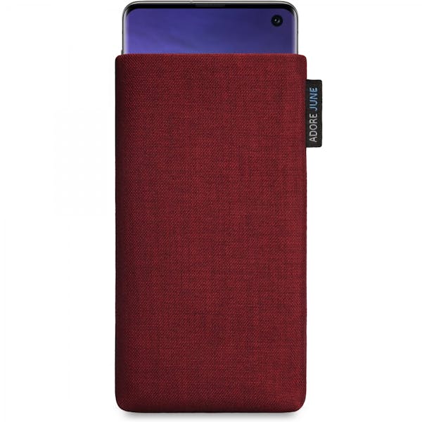 Bild 1 von Adore June Classic Tasche für Samsung Galaxy S10 in Farbe Bordeaux-Rot