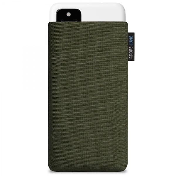 Image 1 of Adore June Classic Sleeve for Google Pixel 4a (5G) Color Olive-Green