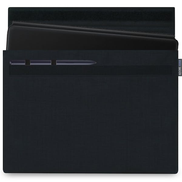 Image 1 of Adore June Classic Sleeve for Galaxy Tab S8 Ultra and Tab S9 Ultra Color Black