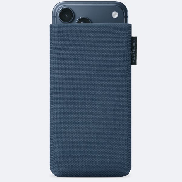Image 1 of Adore June Classic Recycled Sleeve for Apple iPhone 17 Pro Max Color Blue
