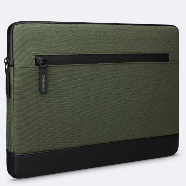 Image 1 of Adore June Bent Sleeve for Galaxy Tab S8 Ultra and Tab S9 Ultra Color Olive-Green