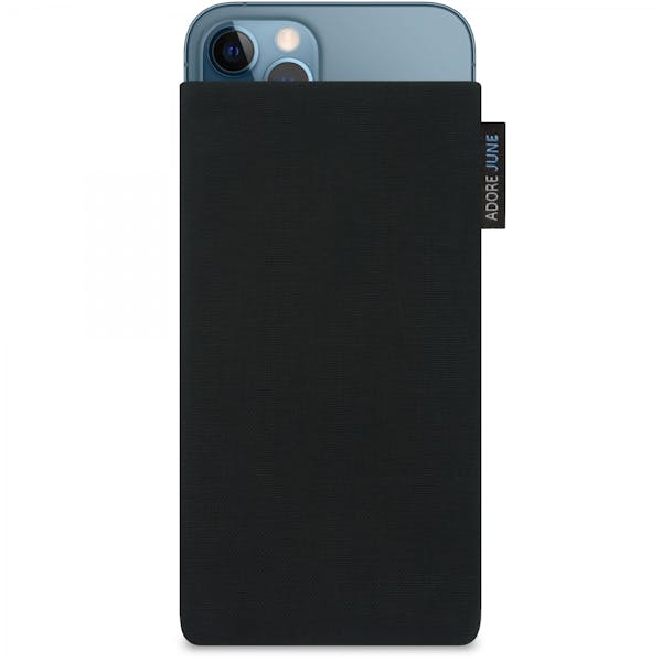 Image 1 of Adore June Classic Sleeve for Apple iPhone 12 Pro Max and iPhone 13 Pro Max Color Black
