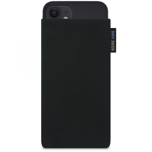 Image 1 of Adore June Classic Sleeve for iPhone 13 Mini and iPhone 12 Mini Color Black