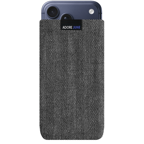 Image 1 of Adore June Business Sleeve for Apple iPhone 17 Pro Max Color Grey / Black